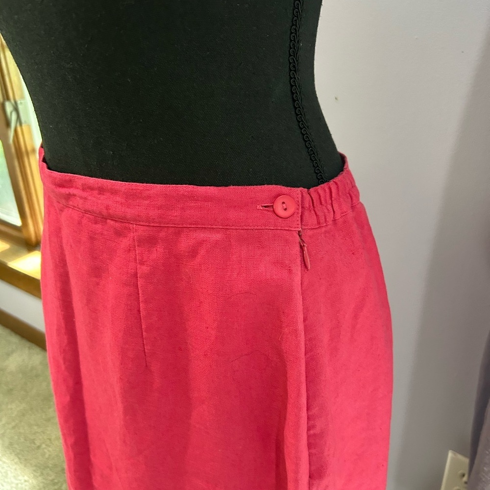 Vintage Stephanie Andrew’s Linen Skirt - Picture 4 of 7